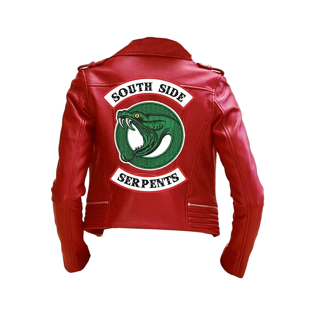 Riverdale Southside Serpents Gang Womens Jughead Jones Cole Sprouse Biker Jacket