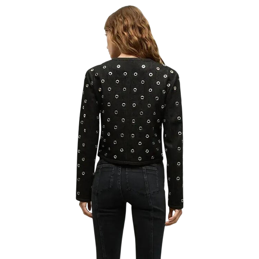 The View 2025 Joy Behar Grommet Embellished Jacket