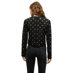 The View 2025 Joy Behar Grommet Embellished Jacket
