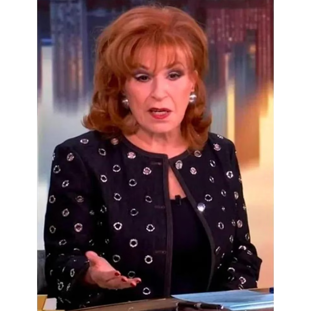 The View 2025 Joy Behar Grommet Embellished Jacket