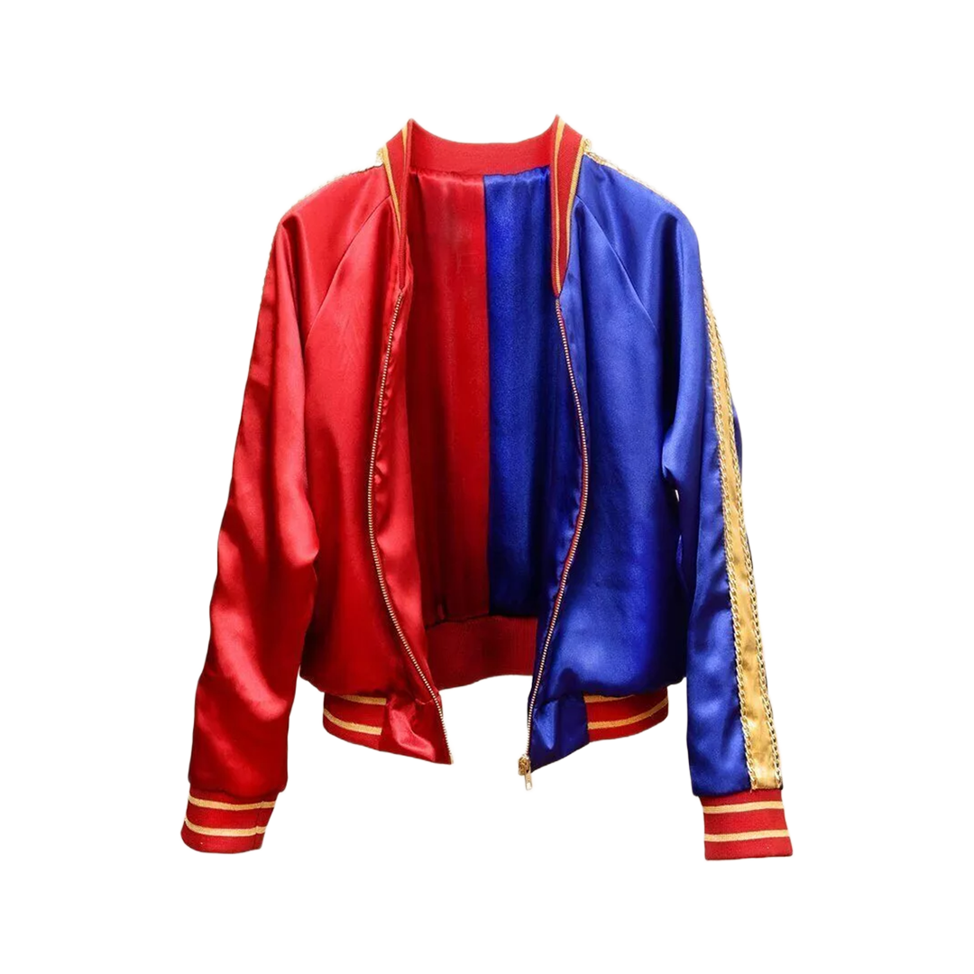 Women's Harley Quinn Suicide Squad Red Jacket